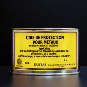 CIRE INCOLORE DE PROTECTION POUR METAUX