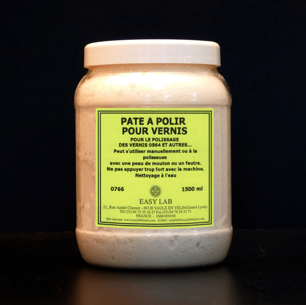 Pâte à polir pour plastique et inox 250g